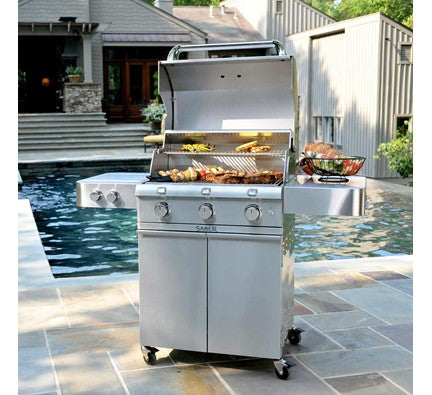 SABER® Stainless Steel 3-Burner Gas Grill