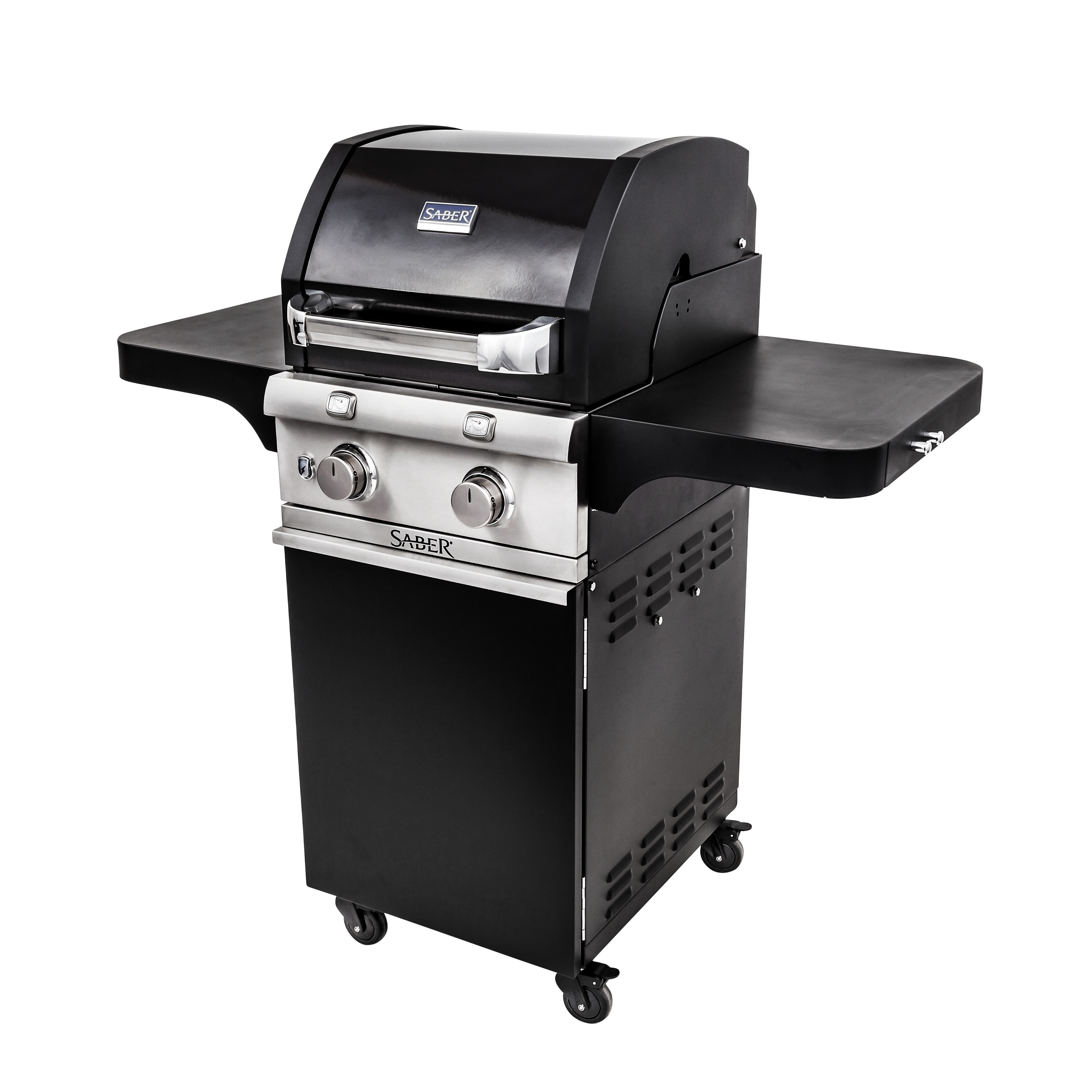 SABER® Deluxe Black 2-Burner Gas Grill