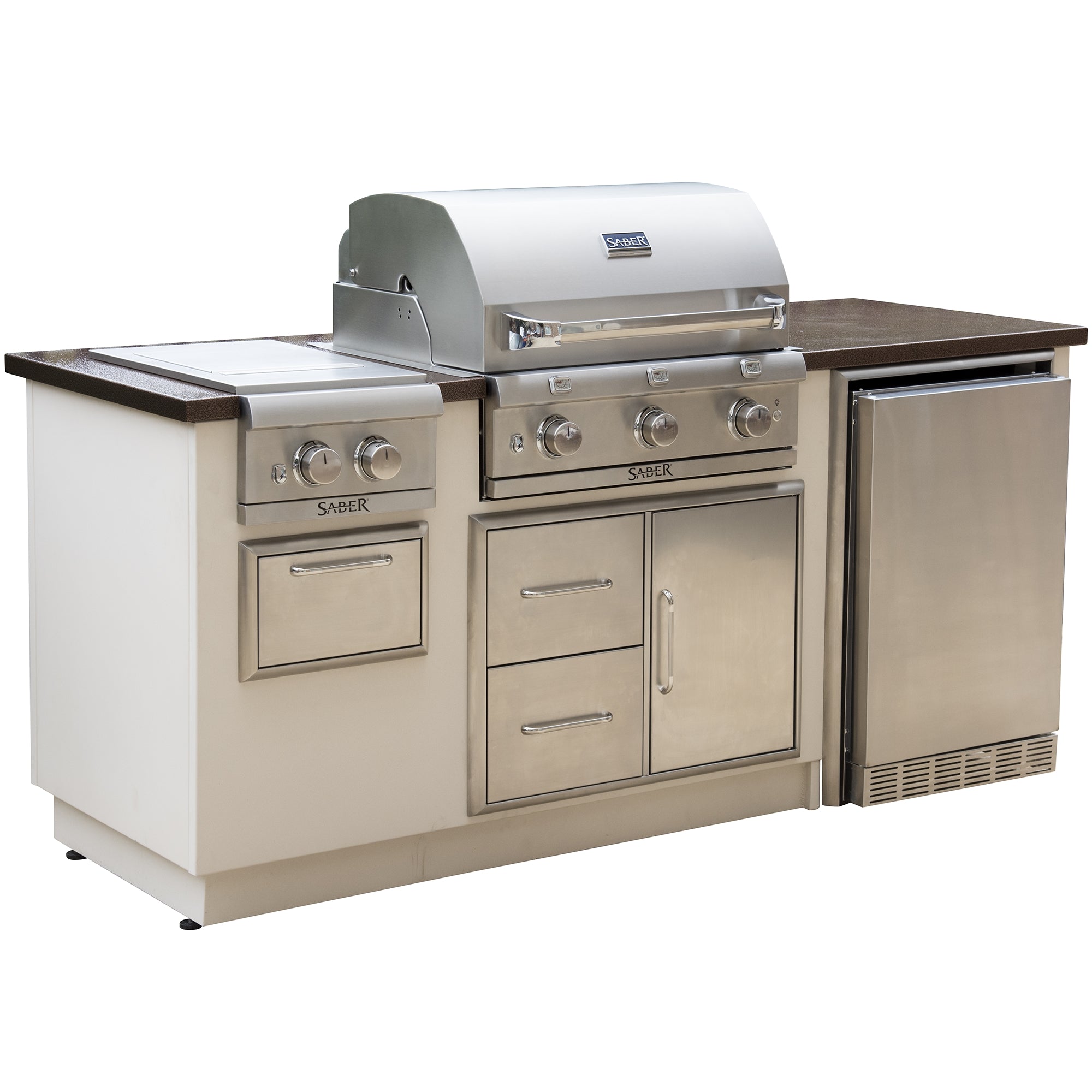 SABER® R Series EZ Outdoor Kitchen - Copper – sabergrills