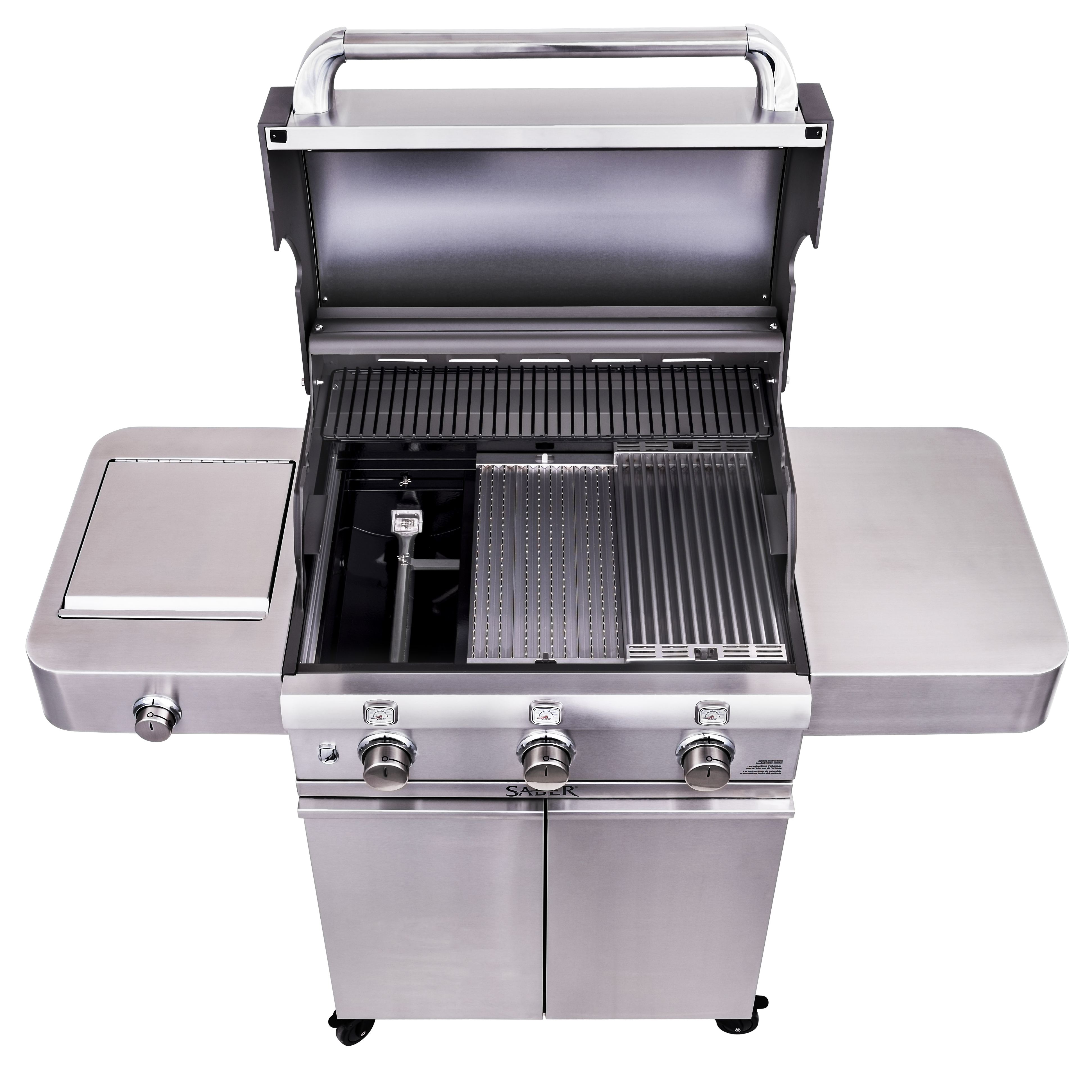 SABER® Deluxe Stainless 3-Burner Gas Grill