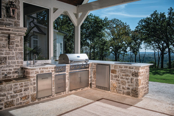 SABER® Premium 4-Burner Built-In Gas Grill