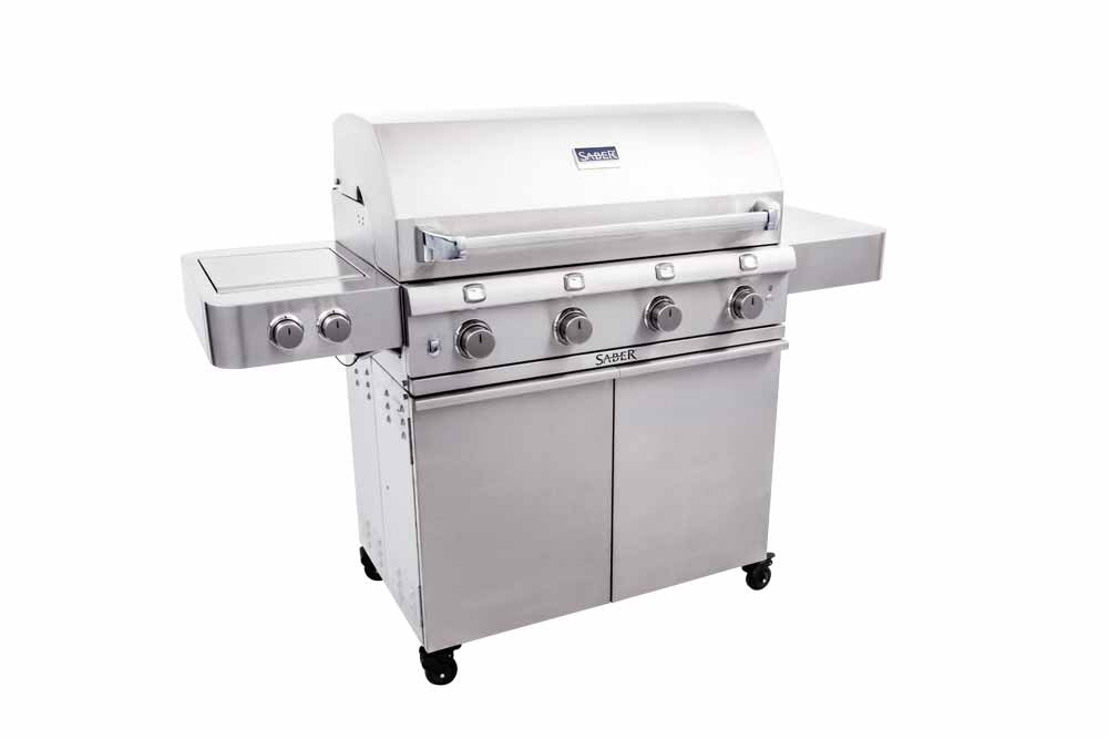 SABER 670 Stainless Cart Grill