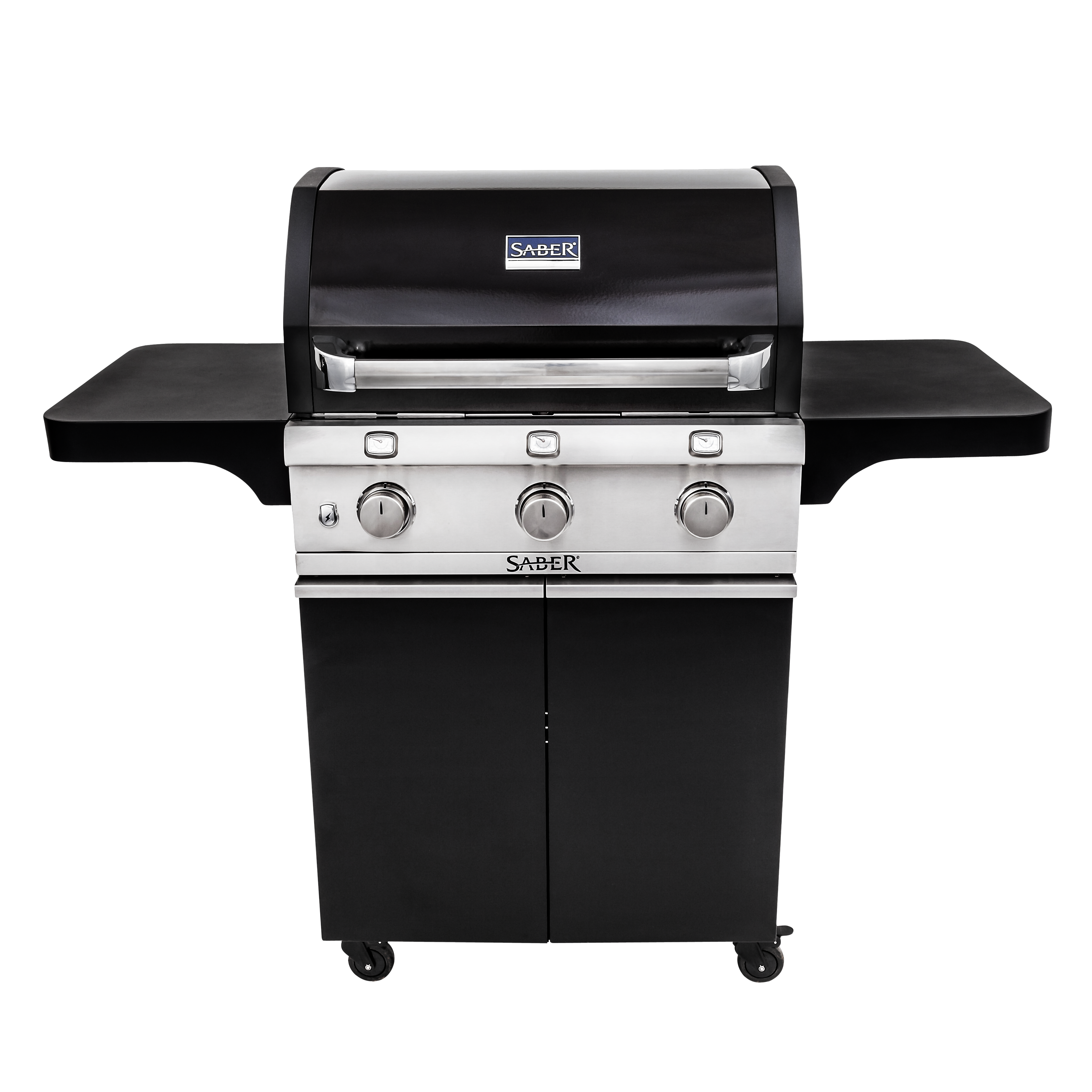 SABER® Deluxe Black 3-Burner Gas Grill