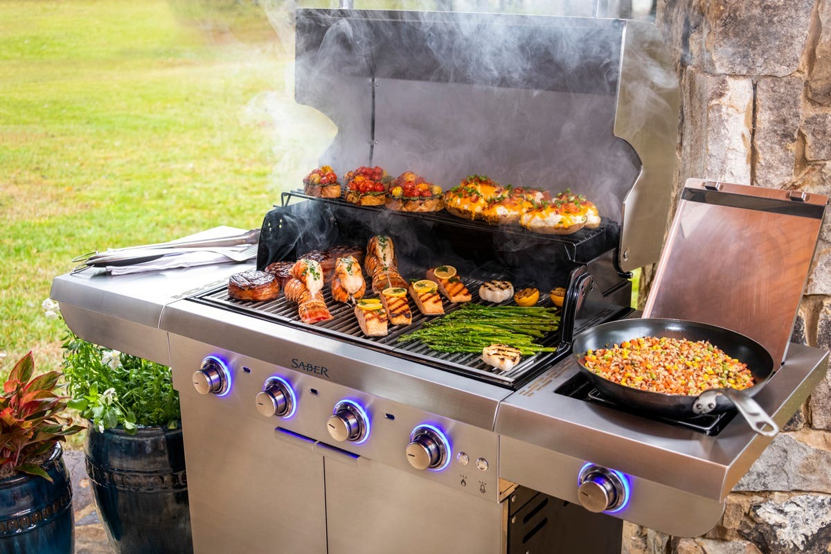 SABER® R Series EZ Outdoor Kitchen - Copper – sabergrills