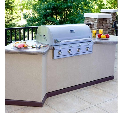 SABER® Stainless Steel 4-Burner Built-In Gas Grill