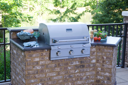 SABER® Premium 3-Burner Built-In Gas Grill