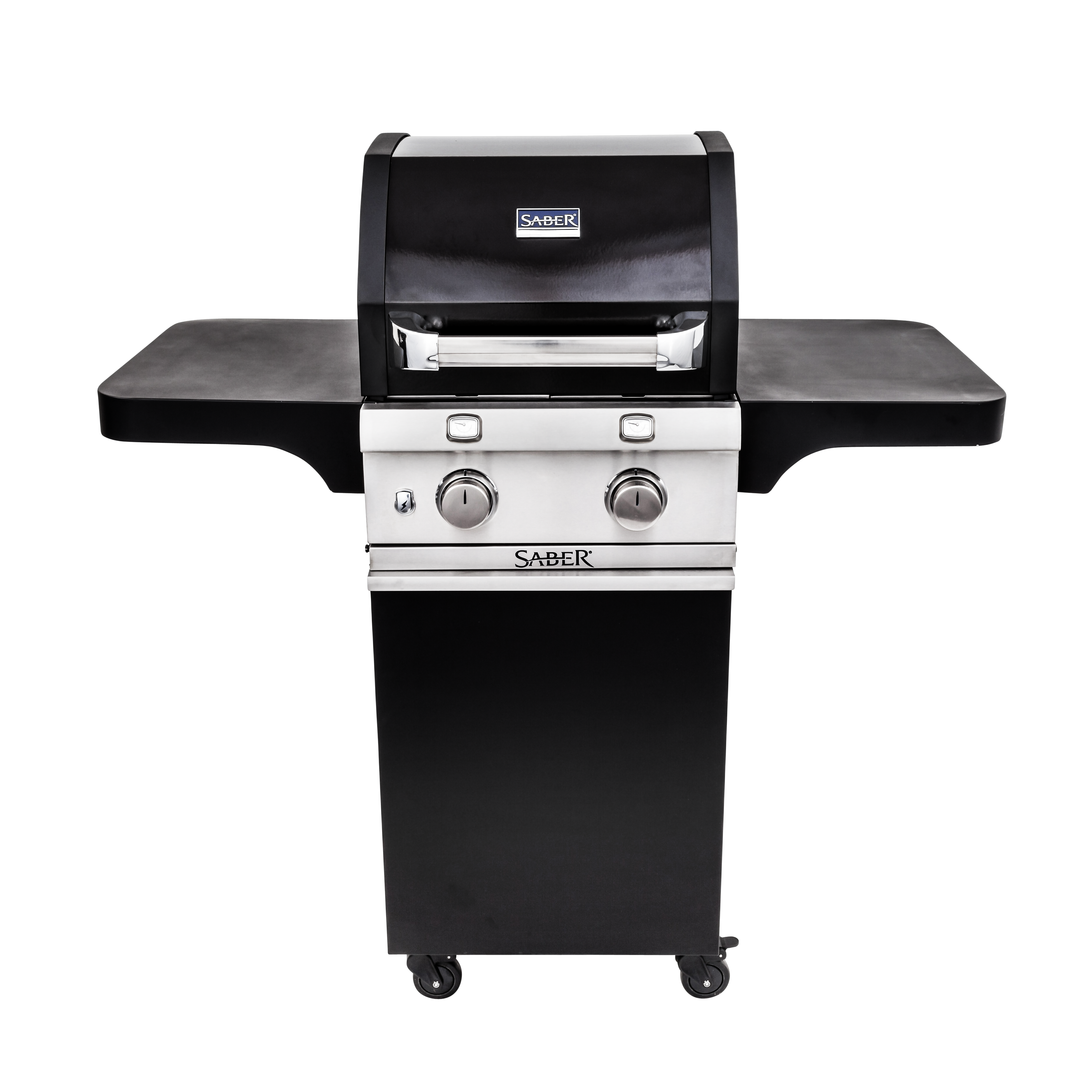 SABER® Deluxe Black 2-Burner Gas Grill