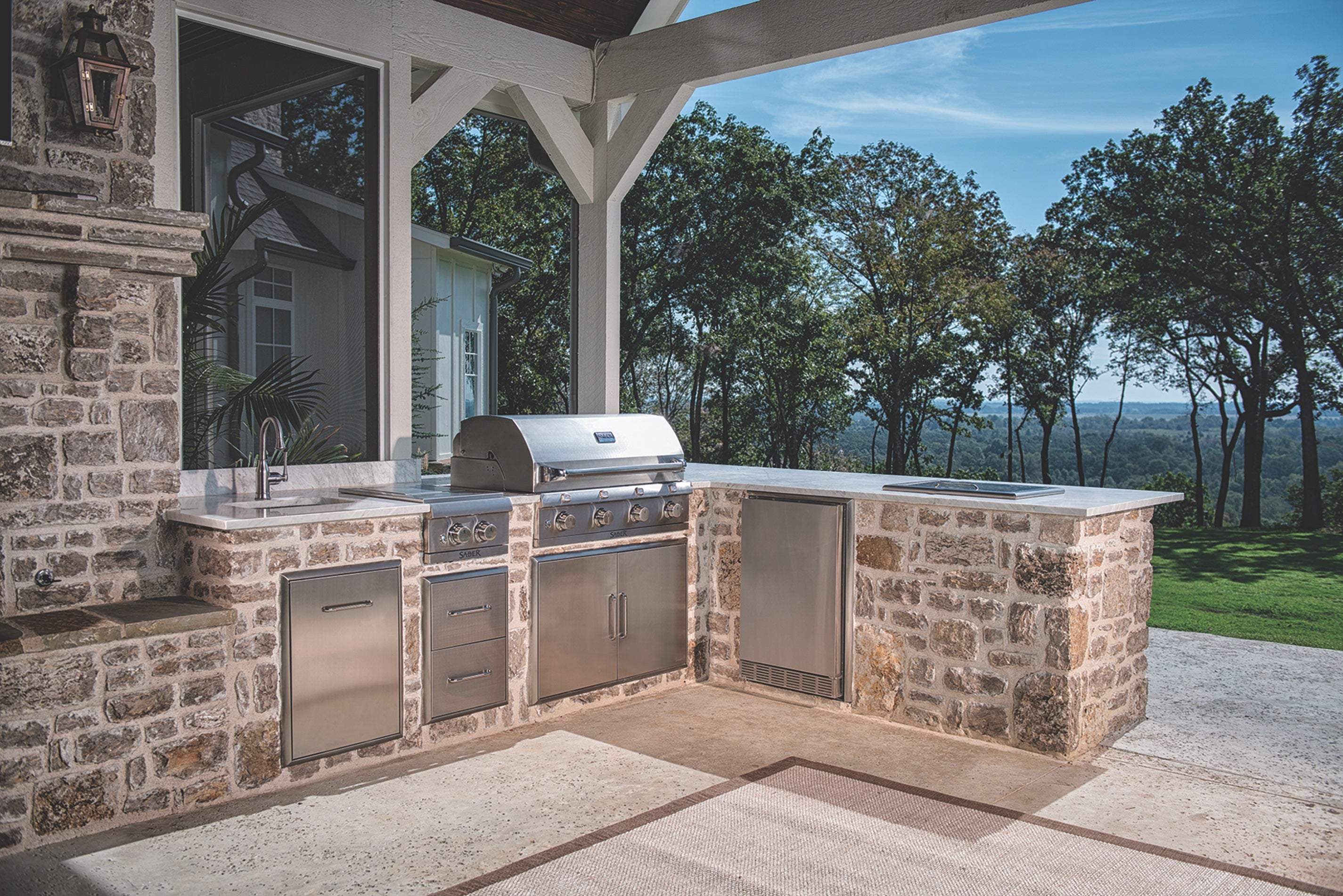 SABER® Premium Dual-Control Built-In Burner