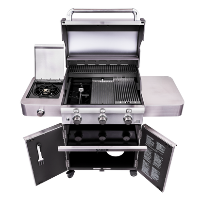 SABER® Deluxe Stainless 3-Burner Gas Grill