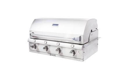 SABER® Premium 4-Burner Built-In Gas Grill
