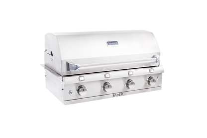 SABER® Premium 4-Burner Built-In Gas Grill