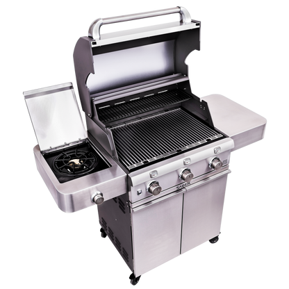 SABER® Deluxe Stainless 3-Burner Gas Grill