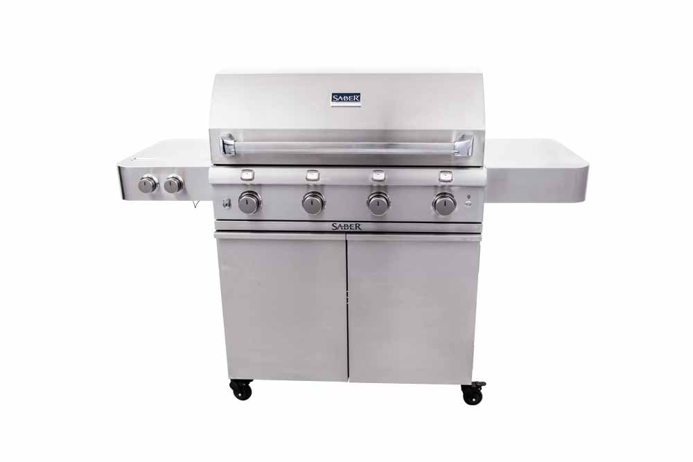 SABER 670 Stainless Cart Grill