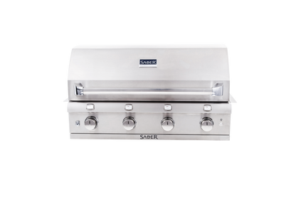 SABER® Premium 4-Burner Built-In Gas Grill