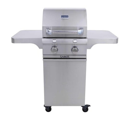 SABER® Stainless Steel 2-Burner Gas Grill