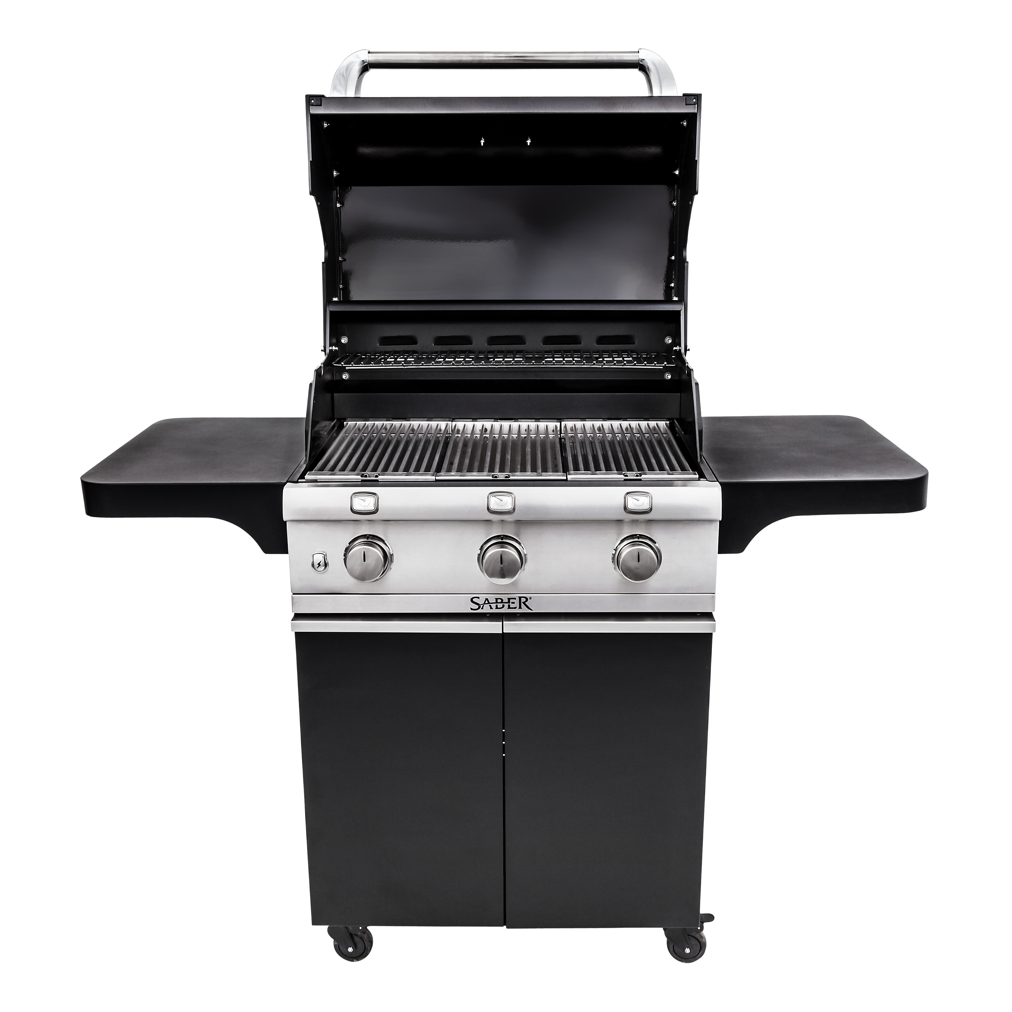 SABER® Deluxe Black 3-Burner Gas Grill