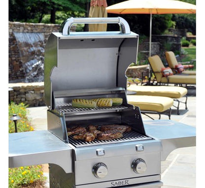SABER® Stainless Steel 2-Burner Gas Grill