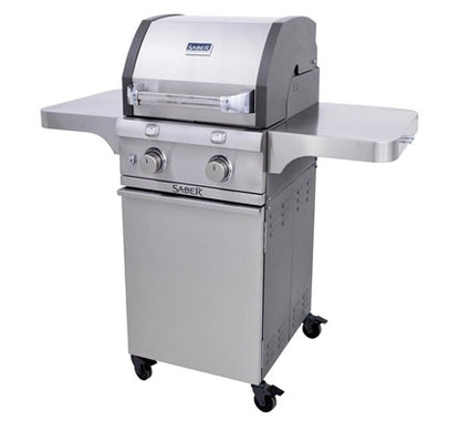 SABER® Cast Stainless 2-Burner Gas Grill