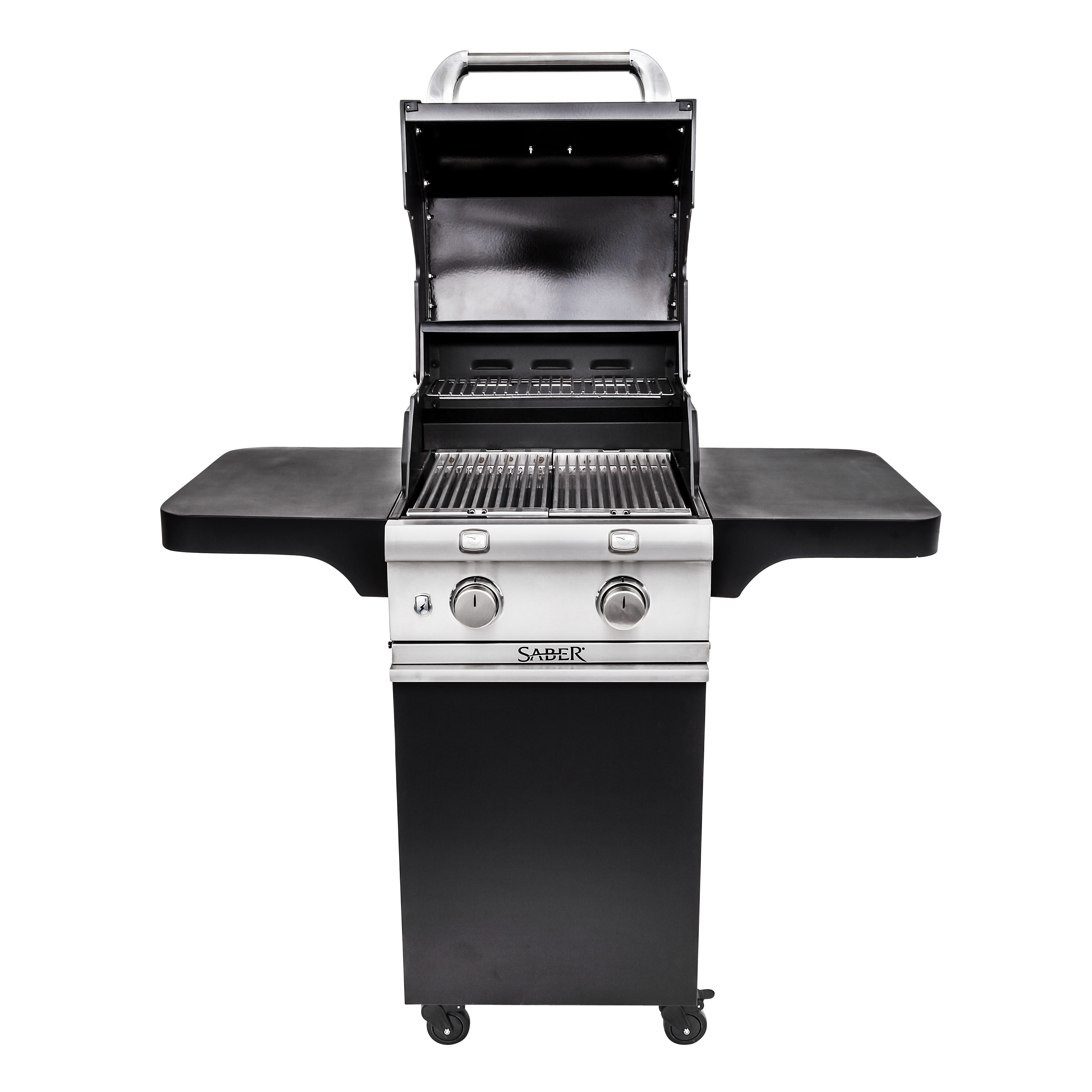 SABER® Deluxe Black 2-Burner Gas Grill