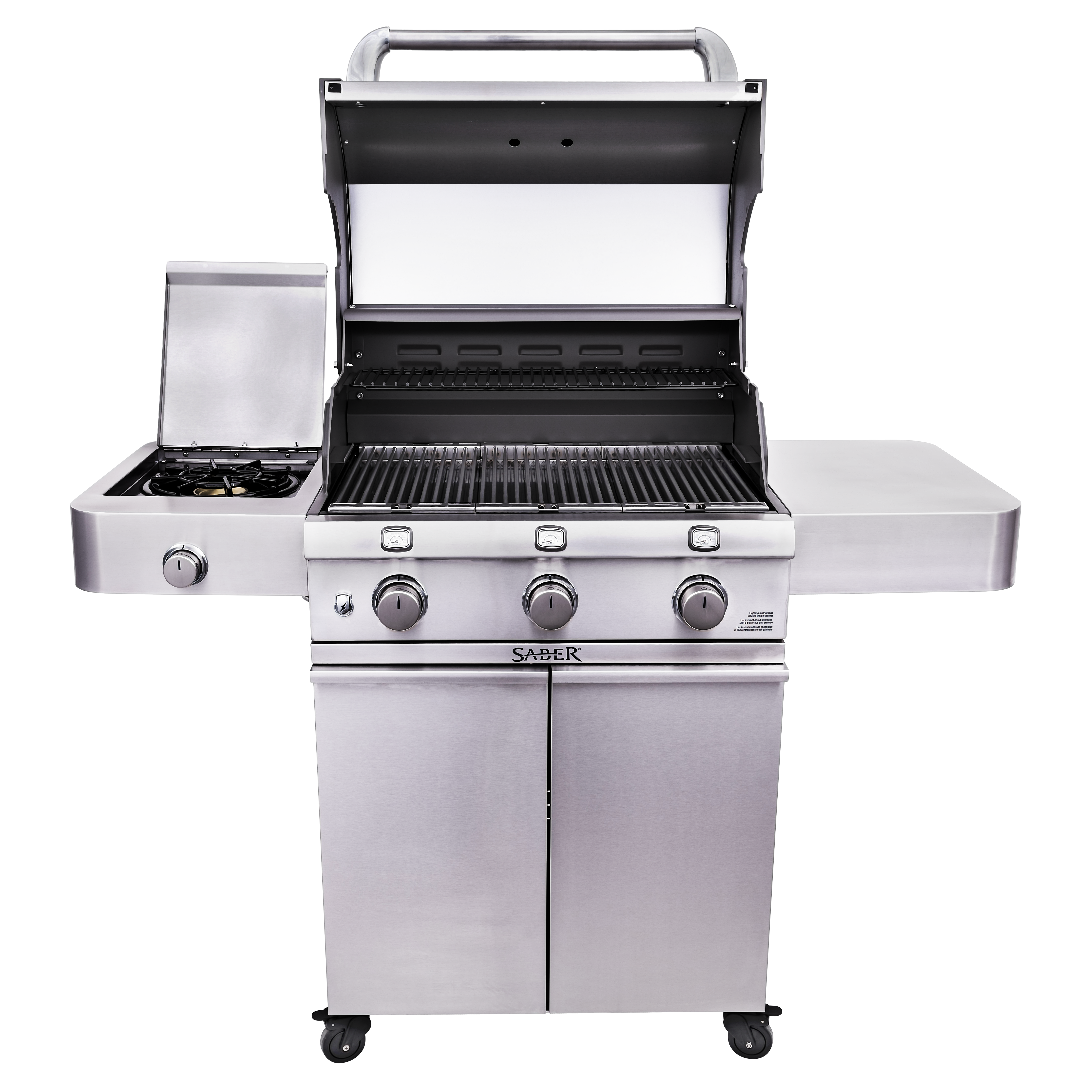 SABER® Deluxe Stainless 3-Burner Gas Grill