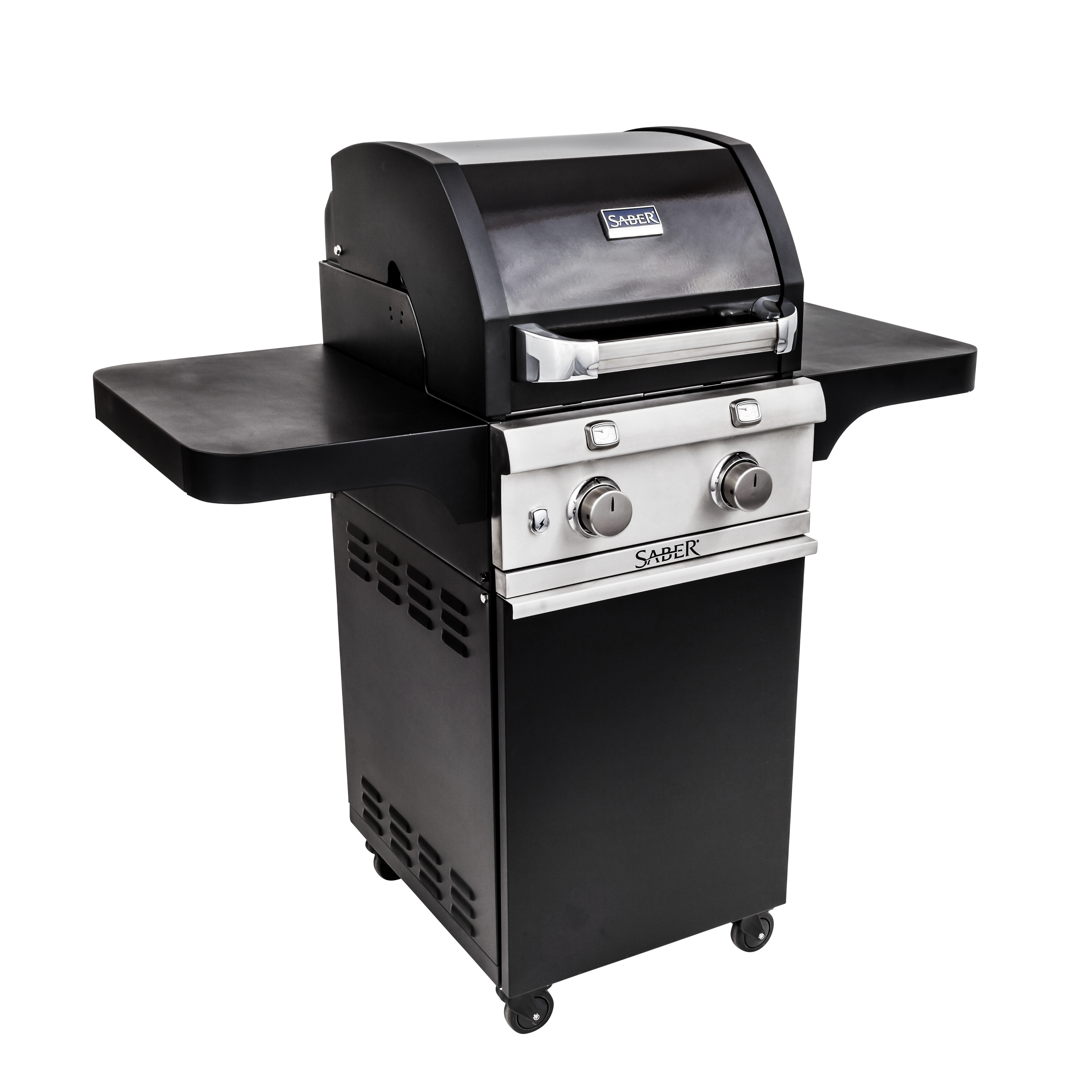 SABER® Deluxe Black 2-Burner Gas Grill