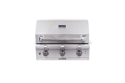SABER® Premium 3-Burner Built-In Gas Grill
